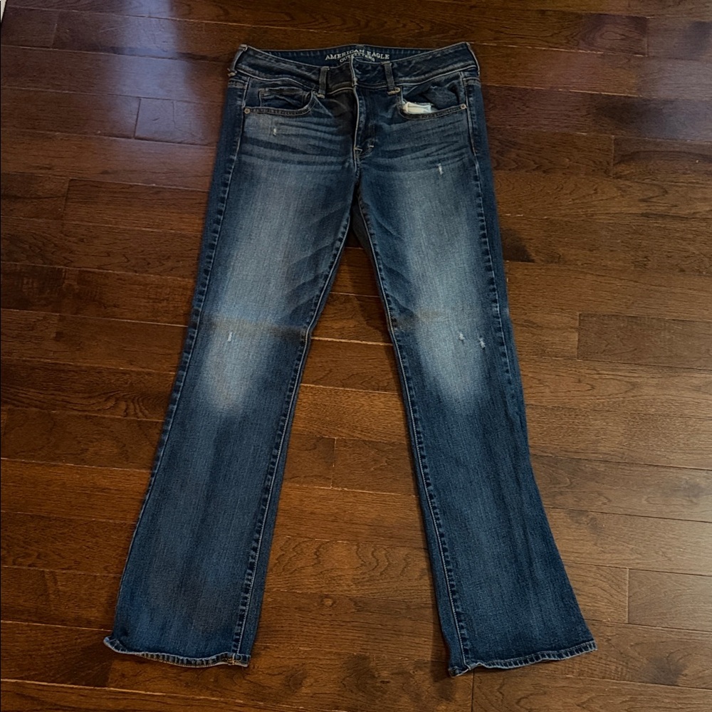 American Eagle Outfitters Dark Blue Boot Cut Jeans